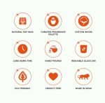 Combo of 3 Scented 'Belief' Pillar/Tapered Candles| Candle for Candle Stand - Home/Party/Table Decor-Celebration Table/Dinner Hosting - Image 4