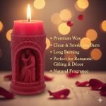 Scented Couple Hut Candle – Romantic Decorative Wax Candle for Home Décor & Gifting - Image 4