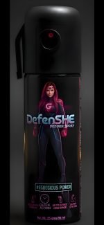 DefenSHE Pepper Spray | Best Quick Action Self Defence Spray for Women in India | Long Range Protection | 55 ml| Up to 12ft Range - Image 4