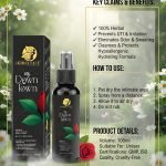 My Down Town Intimate Hygiene Spray – pH 3.5 Balance | Odour Control & Freshness | Unisex | 100 ml