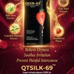QtSilk-69 Intimate Lubricant Gel – Relieves Dryness & Discomfort | Enhances Intimacy | Strawberry Flavoured | 100 ml