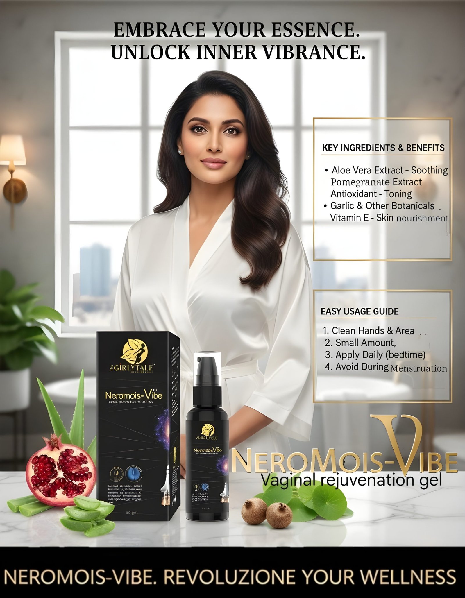 vaginal-tightening-rejuvenation-firming-post-pregnancy-gel-for-women-india-no.3 Neromois-Vibe Expert Vaginal Rejuvenation Gel – Dryness Relief & Tightening Support | Enhances Comfort | NeroMois-Vibe| (50gm) - Image 1